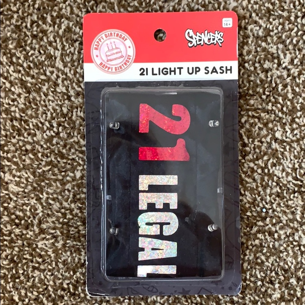 Brand new 21 light up sash
